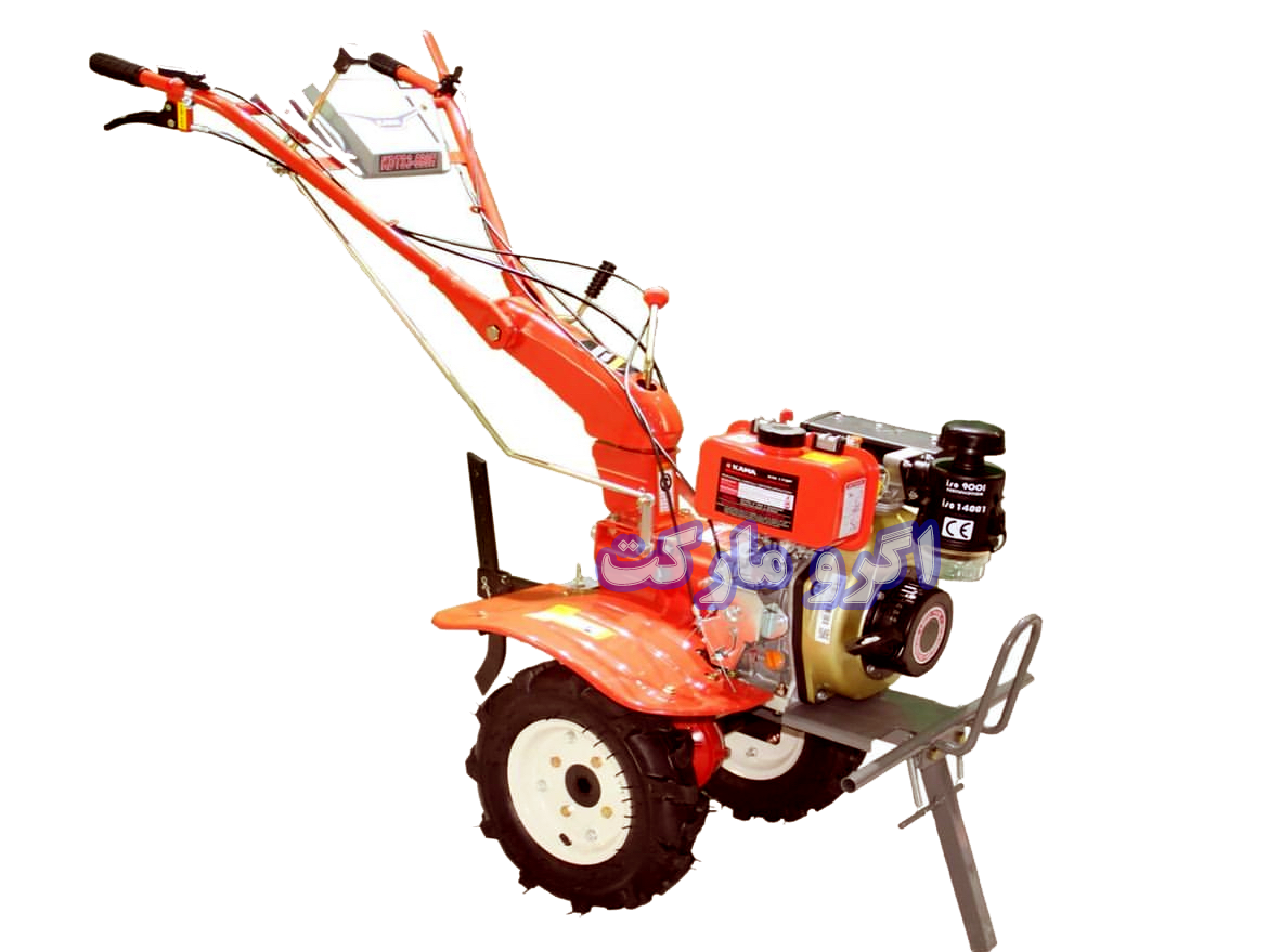 تیلر کولتیواتور 5 اسب گازوئیلی کاما با جعبه چوبی