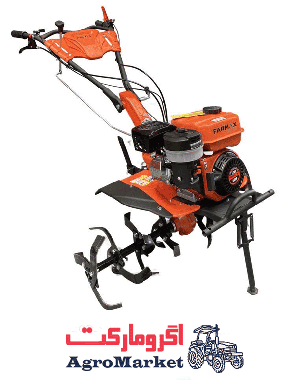 تیلر 8 اسب بنزینی فارمکس با جعبه چوبی همراه نهرکن