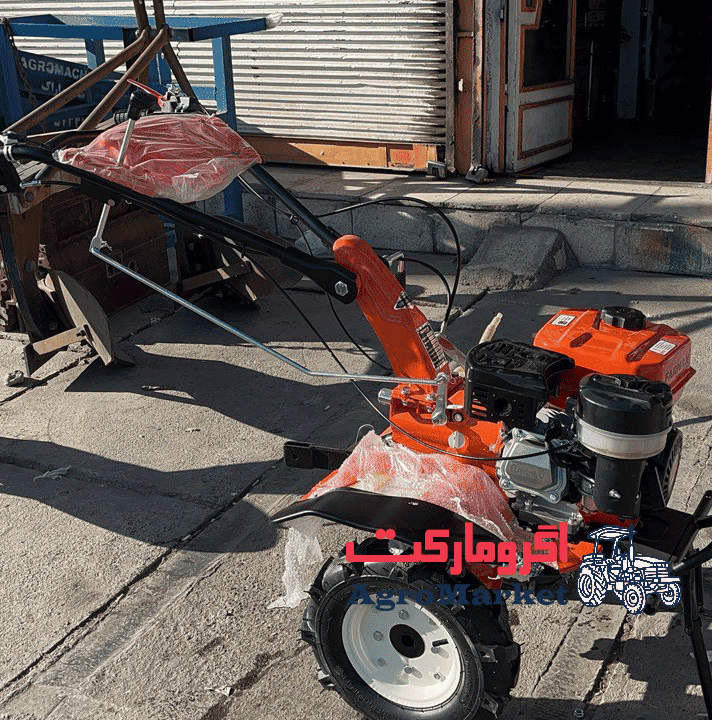 تیلر 8 اسب بنزینی فارمکس با جعبه چوبی همراه نهرکن